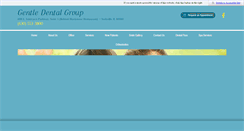 Desktop Screenshot of mygentledentalgroup.com